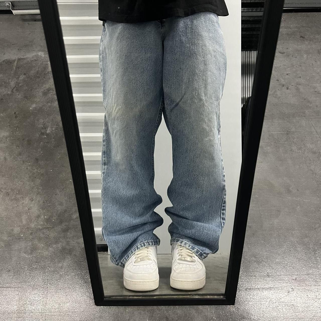 Vintage Crazy Vintage Y2K/2000s Baggy Skater Style Light Wash Denim Jeans! Size US 38 / EU 54 - 1 Thumbnail
