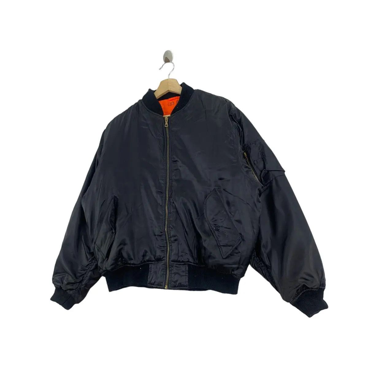 Vintage Vintage USAF AIR FORCE USA MA-1 Flight Bomber Jacket World Size US M / EU 48-50 / 2 - 3 Thumbnail