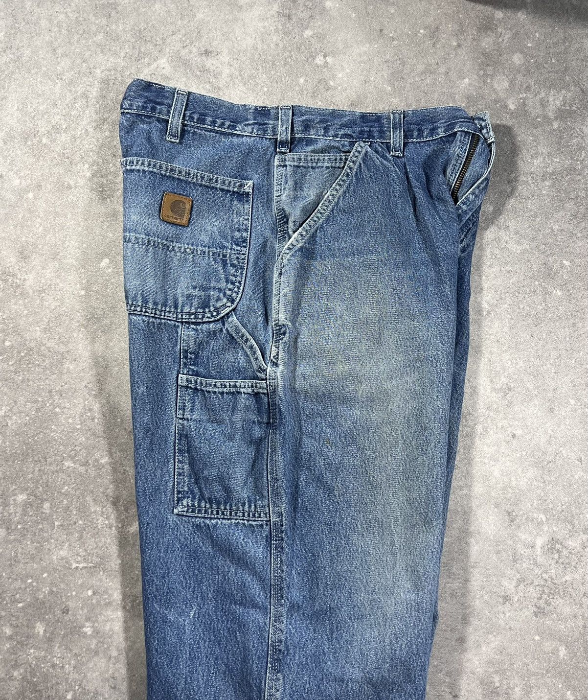 Carhartt × Vintage Vintage 90s Carhartt Baggy Denim Pants Mug Distressed Jeans Size US 31 - 3 Thumbnail