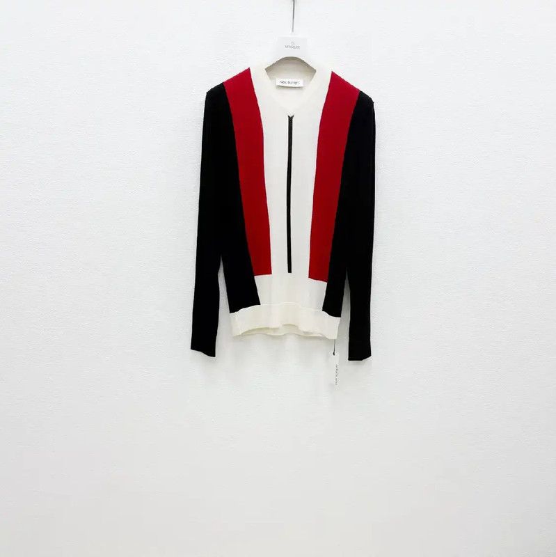 Neil Barrett Neil Barrett Multicolor Wool Long Sleeve Sweater 0089 Size US L / EU 52-54 / 3 - 1 Thumbnail