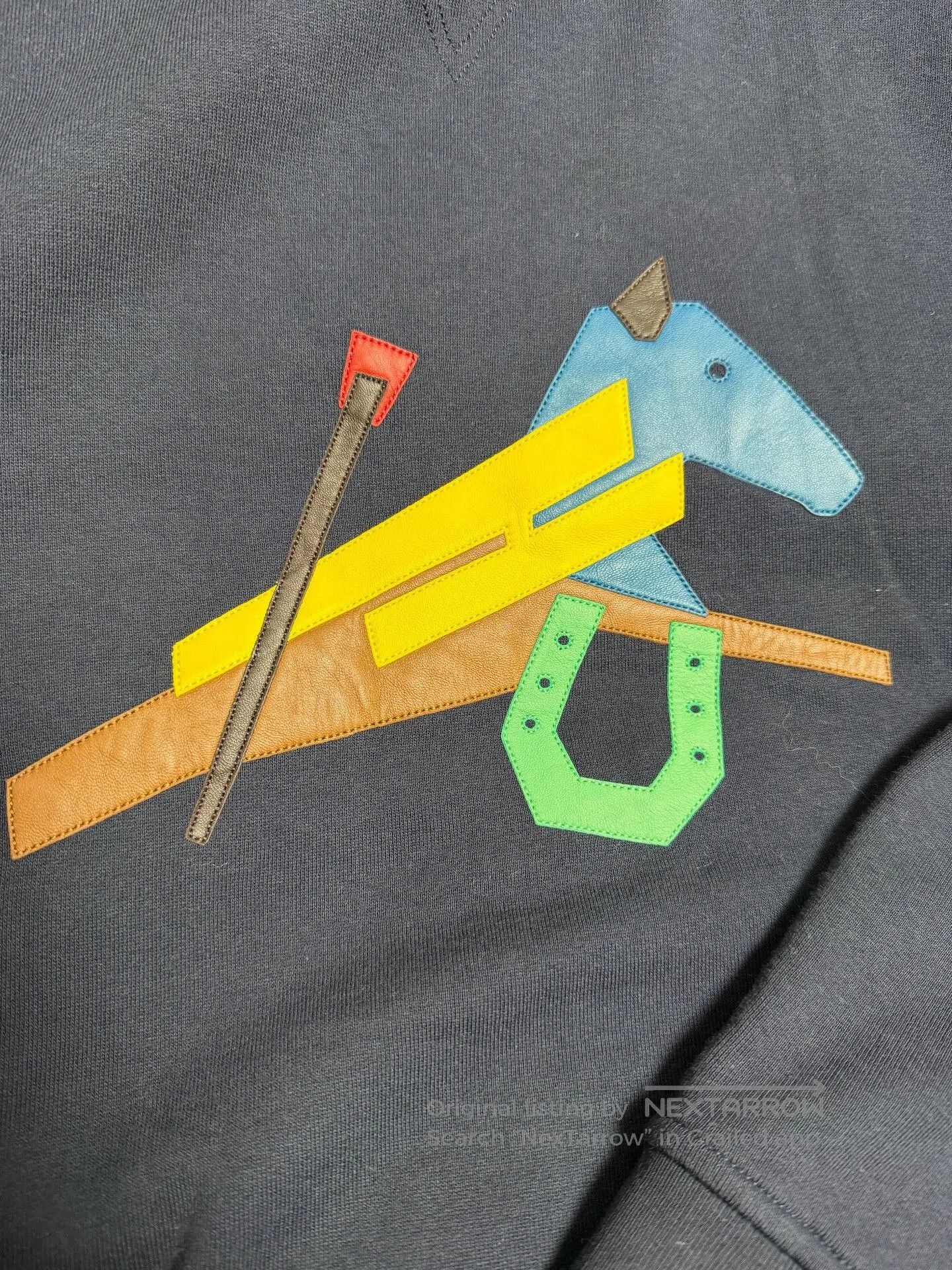 Hermes Hermes Patchwork Pony Sweatshirt. Size US L / EU 52-54 / 3 - 5 Thumbnail