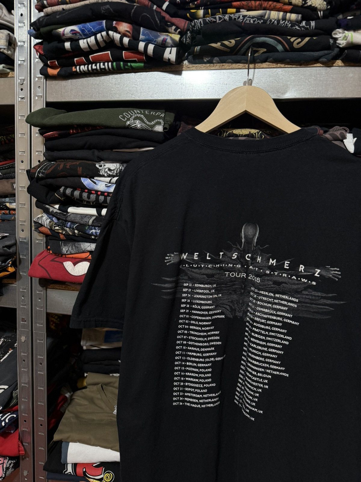 Band Tees Vintage Fish Weltschmerz Tour 2018 Rock Band T-Shirt Y2K Size US XXL / EU 58 / 5 - 4 Thumbnail