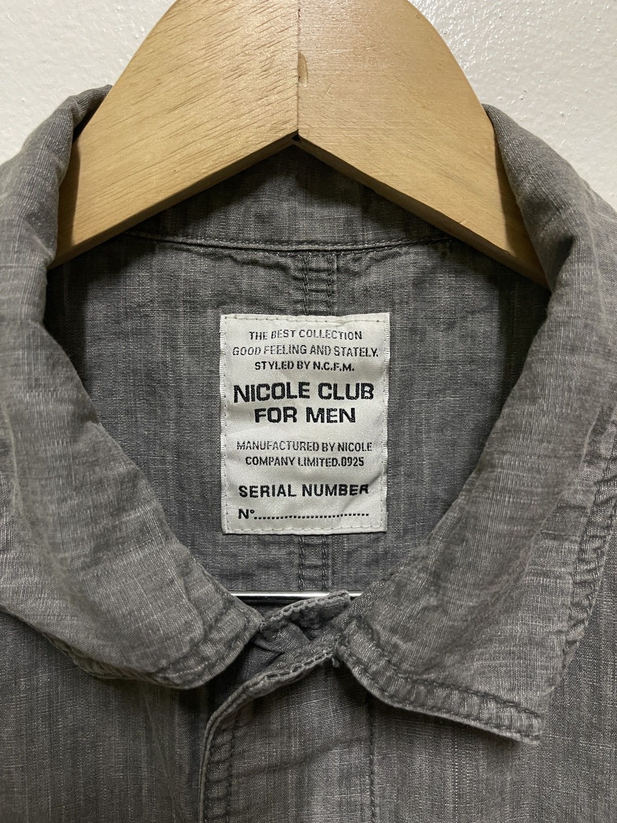 Japanese Brand × Nicole Club Nicole Club For Men Jacket Size US S / EU 44-46 / 1 - 8 Thumbnail