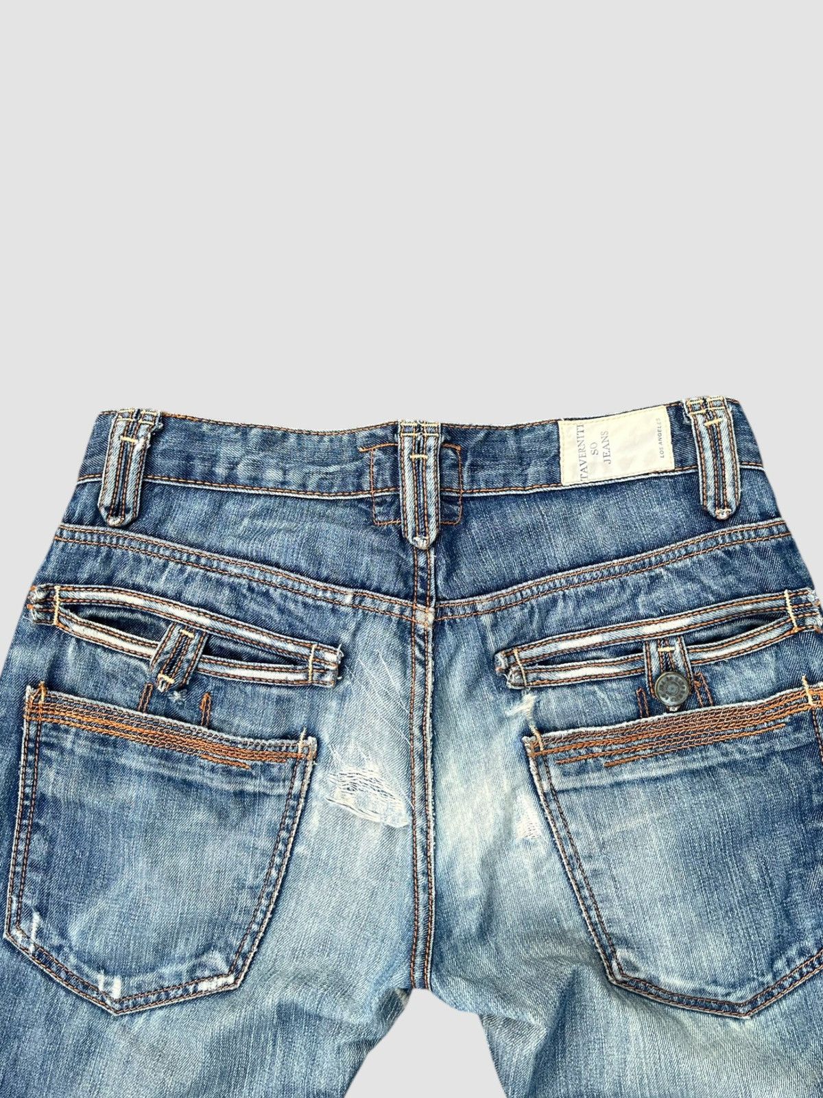 Taverniti Distressed Taverniti So Jeans Flare Jeans Size US 30 / EU 46 - 10 Thumbnail
