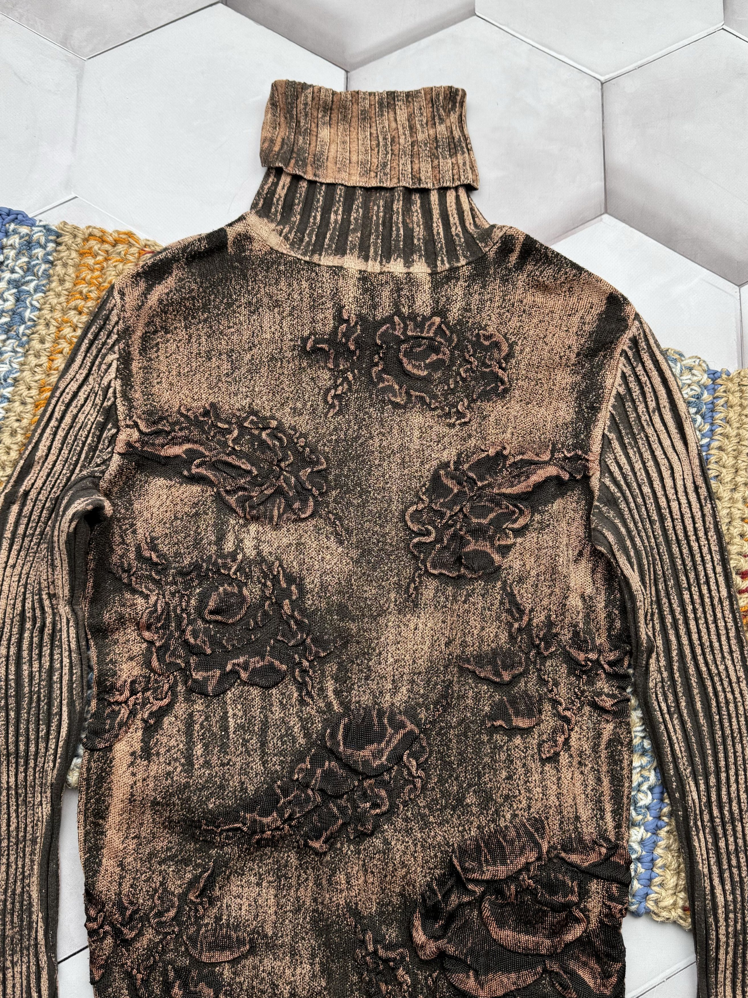 Japanese Brand Vintage Faded Ribbed Sweater (E4) Size M / US 6-8 / IT 42-44 - 2 Thumbnail