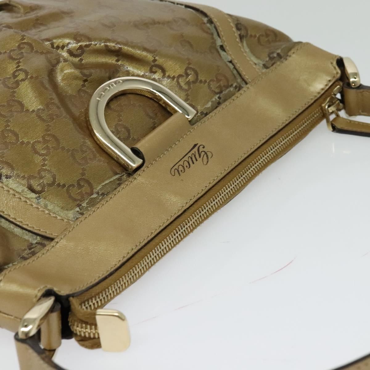 Gucci GUCCI GG Crystal Shoulder Bag Gold Size ONE SIZE - 6 Thumbnail