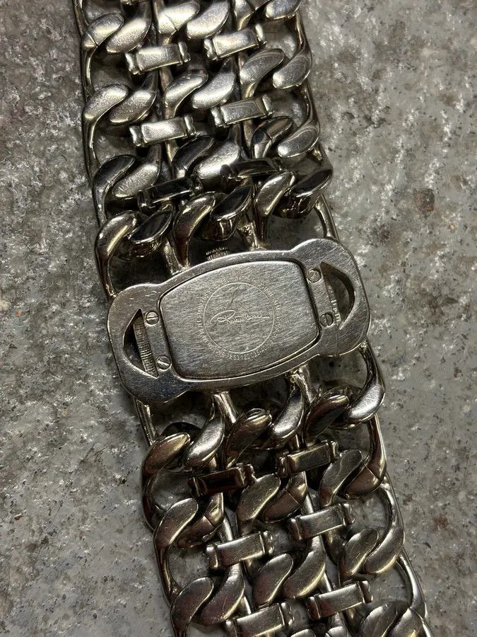 Roberto Cavalli Roberto Cavalli Cuban Chain Grey Watch Size ONE SIZE - 8 Thumbnail