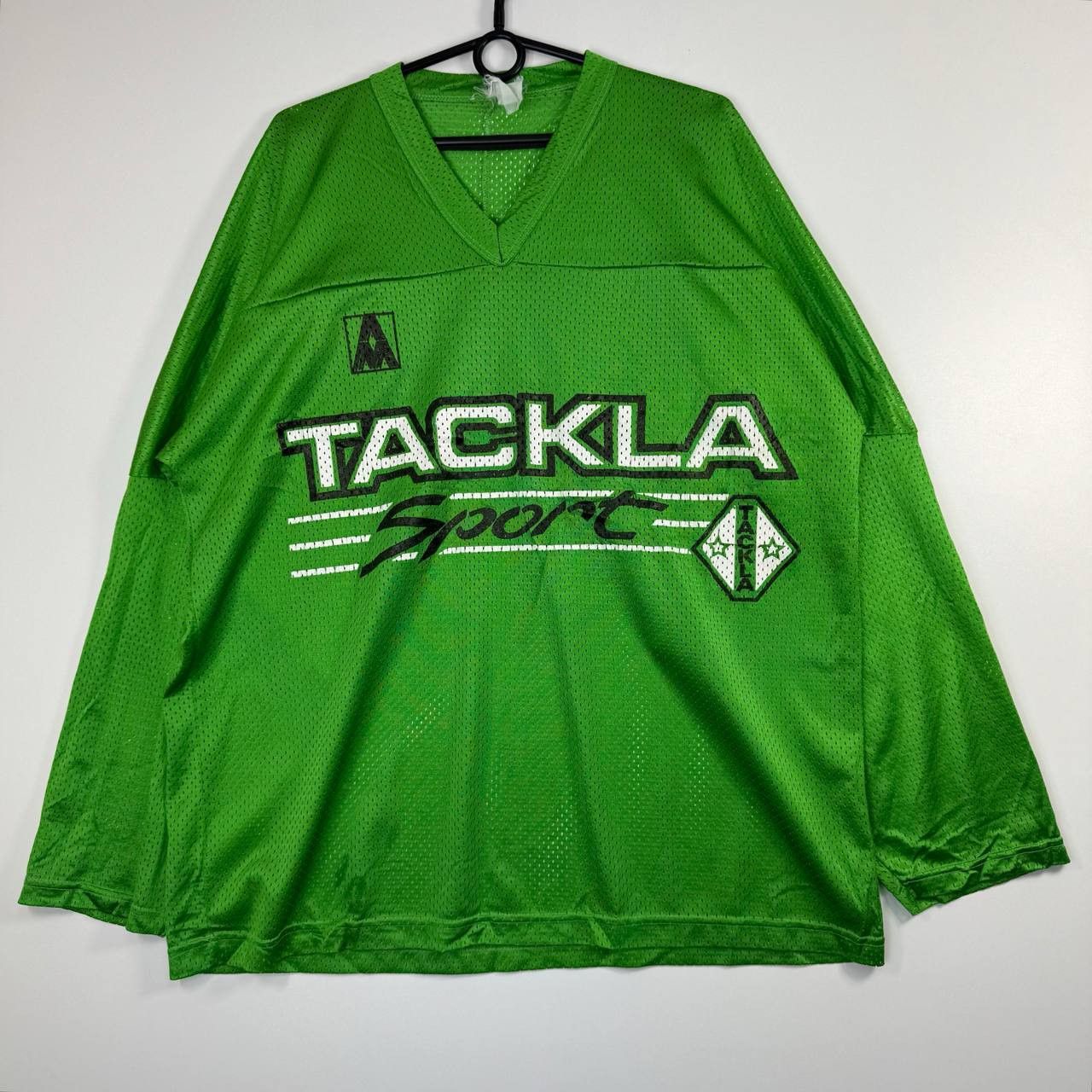 Other Vintage Tackla Sport Mesh Jersey Hockey Style Green Size XL Size US XL / EU 56 / 4 - 1 Thumbnail