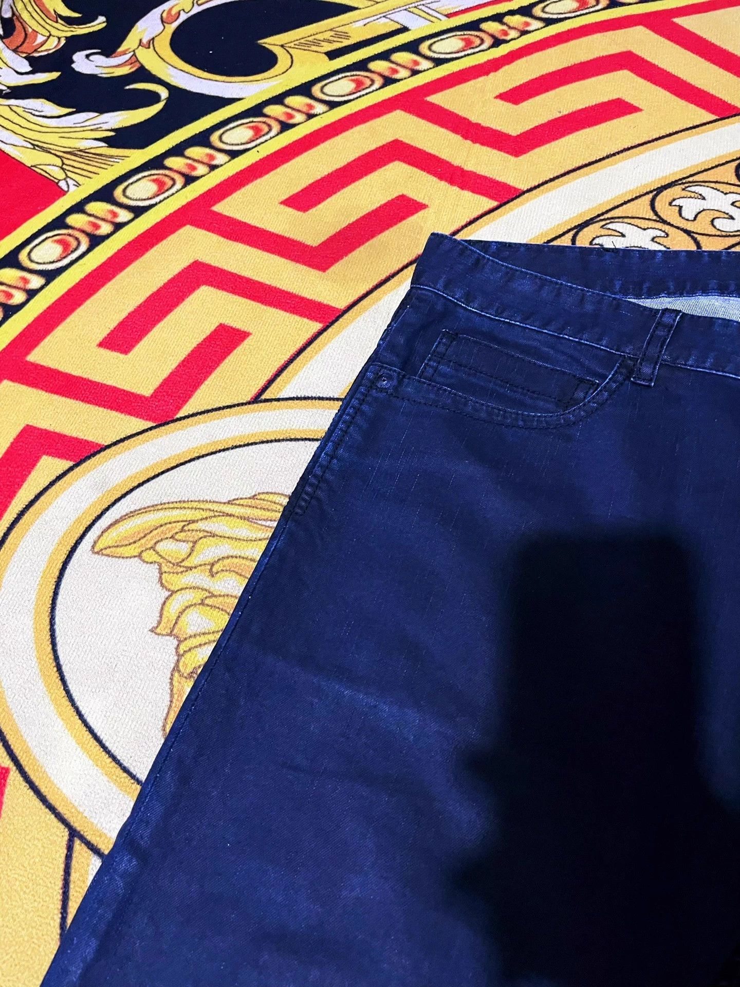 Versace Versace Main Line Men's Denim Pants 34 Size US 34 / EU 50 - 5 Thumbnail