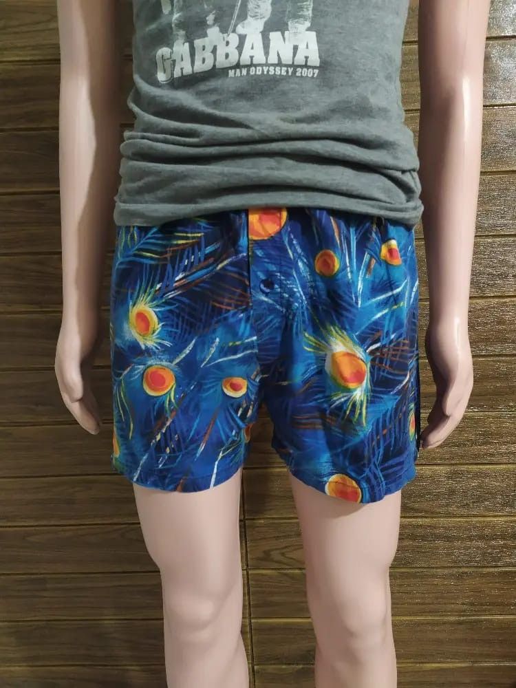 Kenzo × Vintage Vintage Kenzo Full Print Art Woven Boxer Made In Japan Size US 34 / EU 50 - 8 Thumbnail