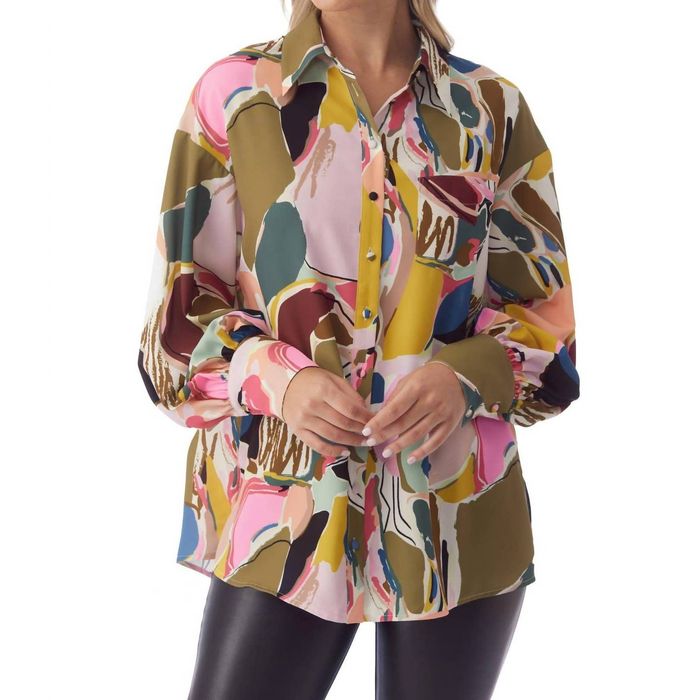 Crosby By Mollie Burch CROSBY BY MOLLIE BURCH Mignonne Top In Abstract ...