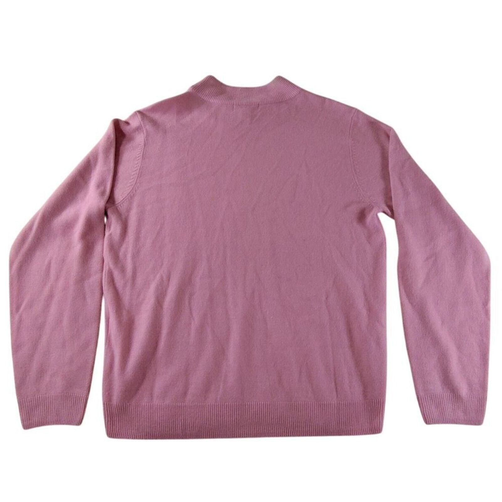 & Other Stories Appleseeds VTG Women Pullover Sweater Pink Long Sleeve Large Size L / US 10 / IT 46 - 2 Thumbnail
