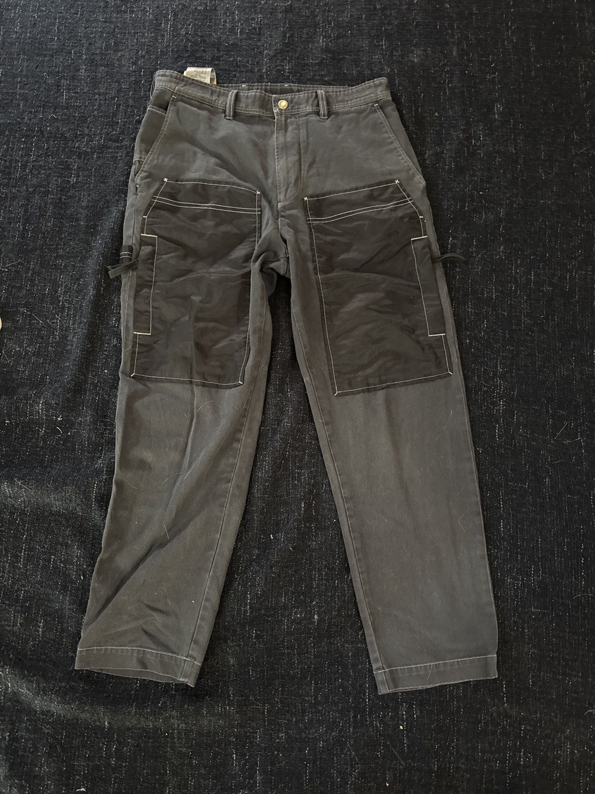 Diesel Black Twill P-Trent Trousers Size US 32 / EU 48 - 1 Thumbnail