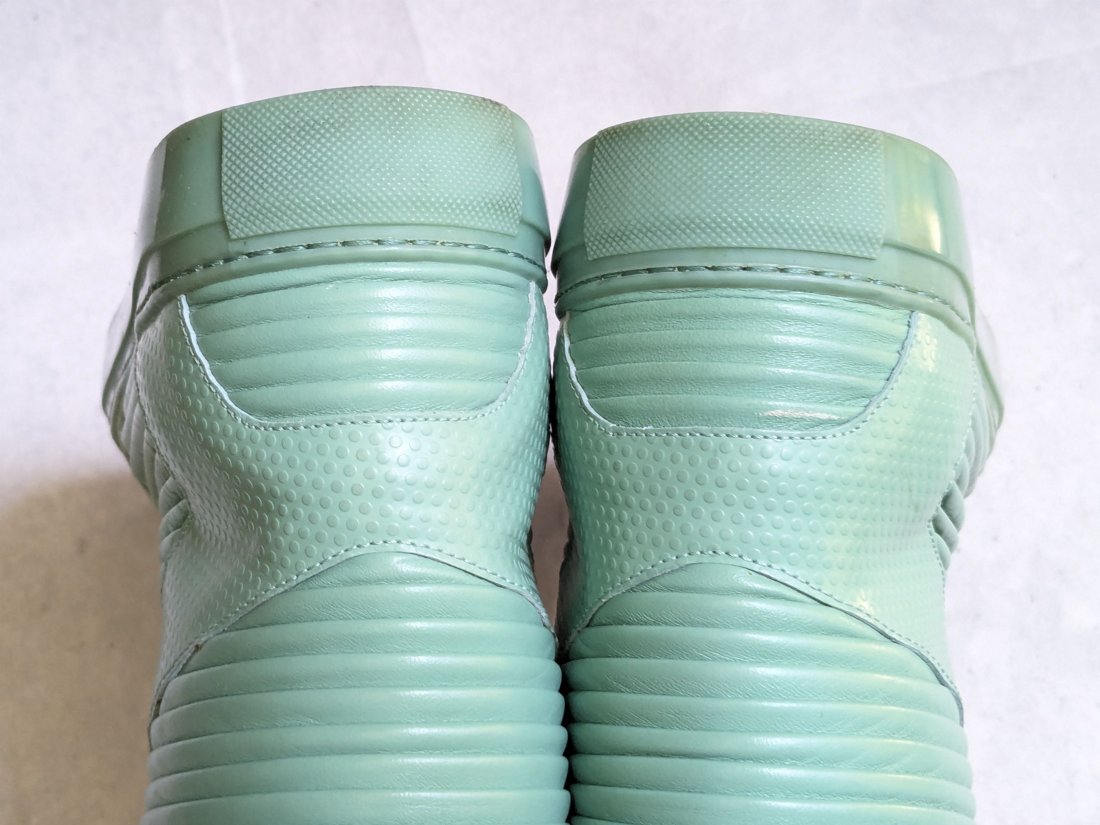 Balenciaga Balenciaga Arena High Top Sneakers Green 9 42 Cotes Leather Size US 9 / EU 42 - 14 Thumbnail