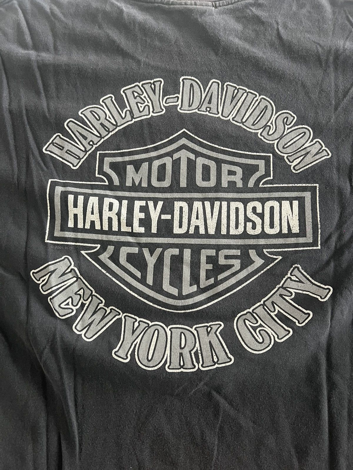 Harley Davidson × Vintage Harley Davidson New York vintage shirt Size US L / EU 52-54 / 3 - 3 Thumbnail