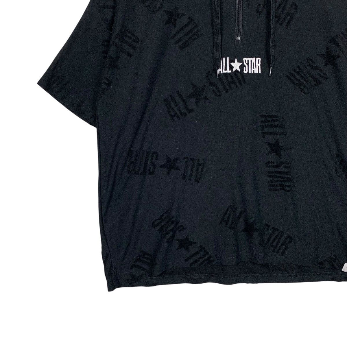 Converse CONVERSE All Star AllOver Logo Short Sleeve Hoodie #1618-C72 Size US L / EU 52-54 / 3 - 5 Thumbnail
