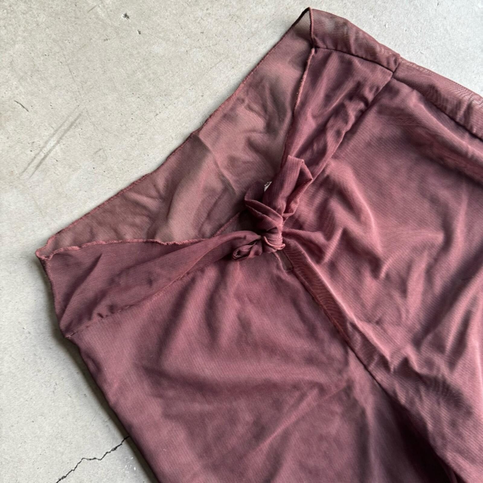 Fashion Nova ASOS / Mesh Swim Coverup Pants / Brown Size ONE SIZE - 3 Thumbnail