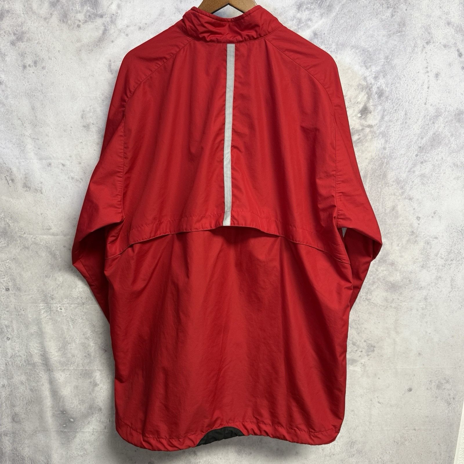 Nike Nike Windbreaker Jacket Mens 2XL Tall Red Full Zip Active Sp Size US XXL / EU 58 / 5 - 2 Thumbnail