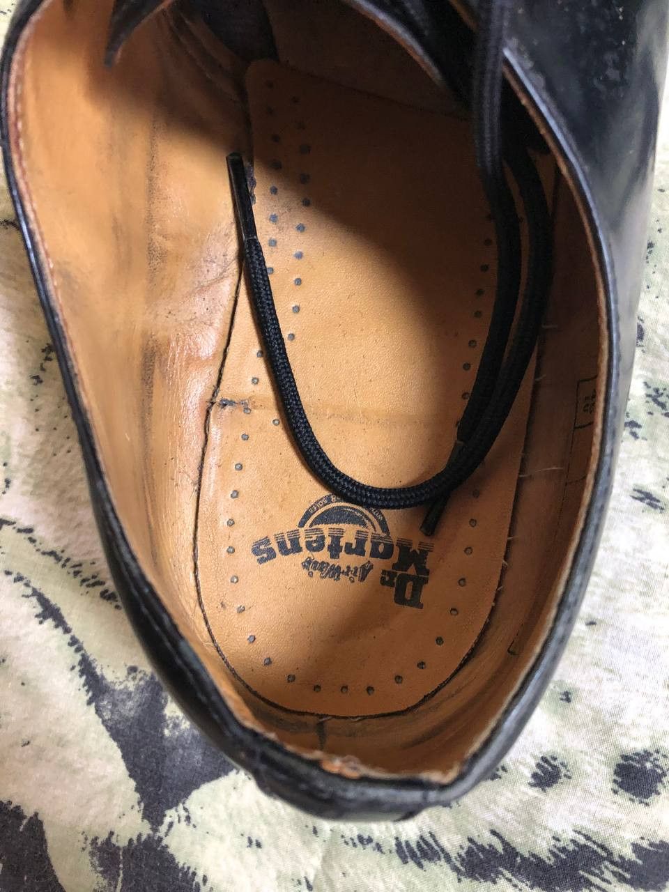 Dr. Martens Dr Martens Derby Shoes Black Leather vintage Size US 12 / EU 45 - 3 Thumbnail