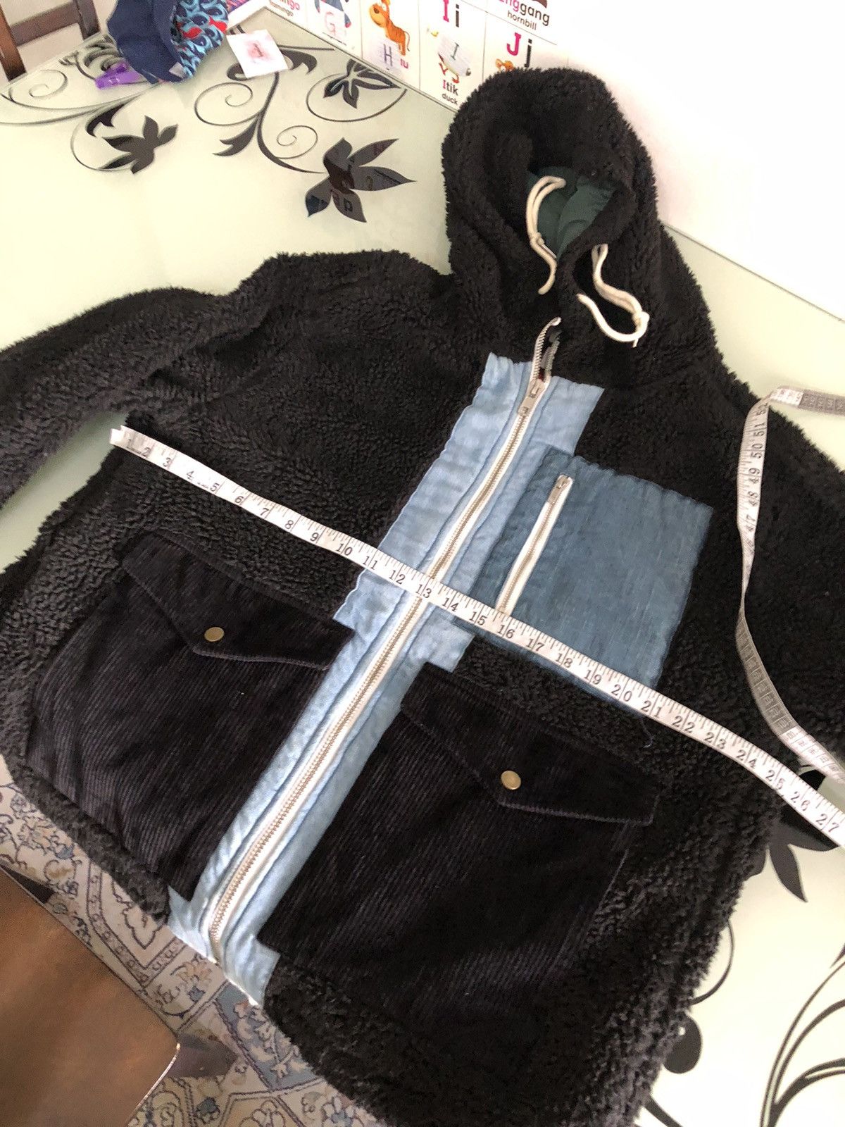 Seditionaries Korean Brands❗️Queitist Fleece Patchwork Like Undercover Size US XL / EU 56 / 4 - 16 Thumbnail