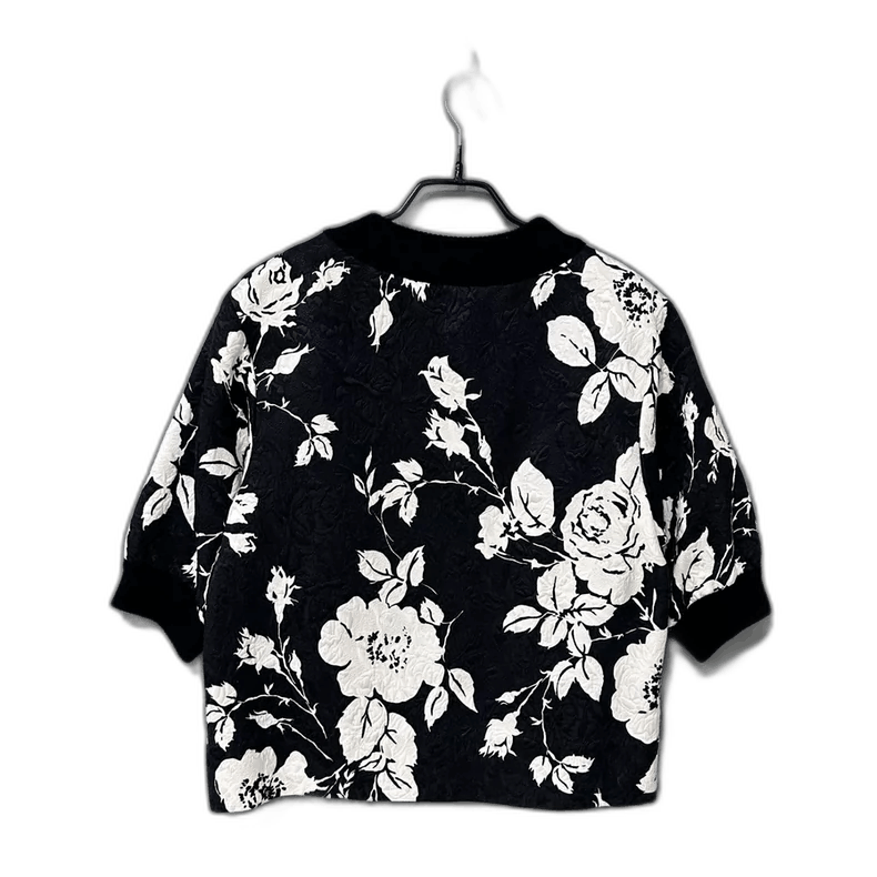 Dolce & Gabbana Dolce & Gabbana Floral Short Sleeve Top Size S / US 4 / IT 40 - 1 Thumbnail