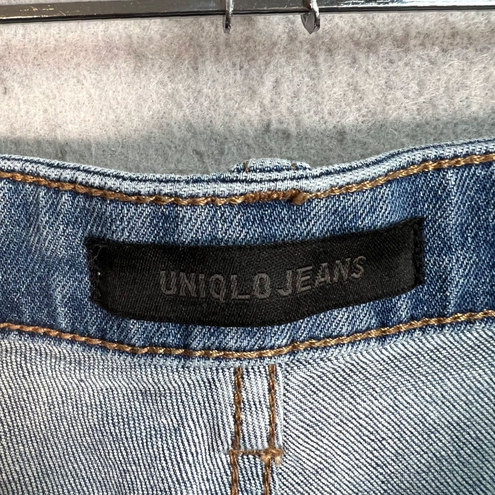 Uniqlo Uniqlo Womens Distressed Denim Shorts 27 Blue Cotton Spandex Cut-Off Flat Front Denim Vintage Girls Womens Size 27" / US 4 / IT 40 - 3 Thumbnail