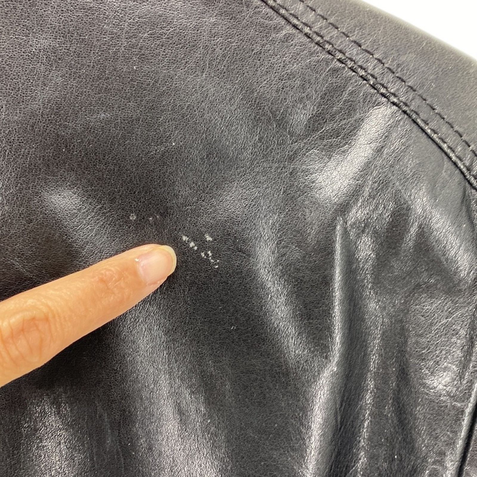 Vintage Vintage AB Flip Holm black leather double breasted jacket Size M / US 6-8 / IT 42-44 - 5 Thumbnail