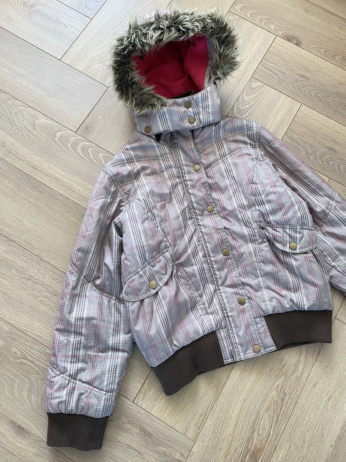 Other Retro 00s Bomber Hoodie Affliction Cyber Baggy Drip Swag Size S / US 4 / IT 40 - 2 Thumbnail