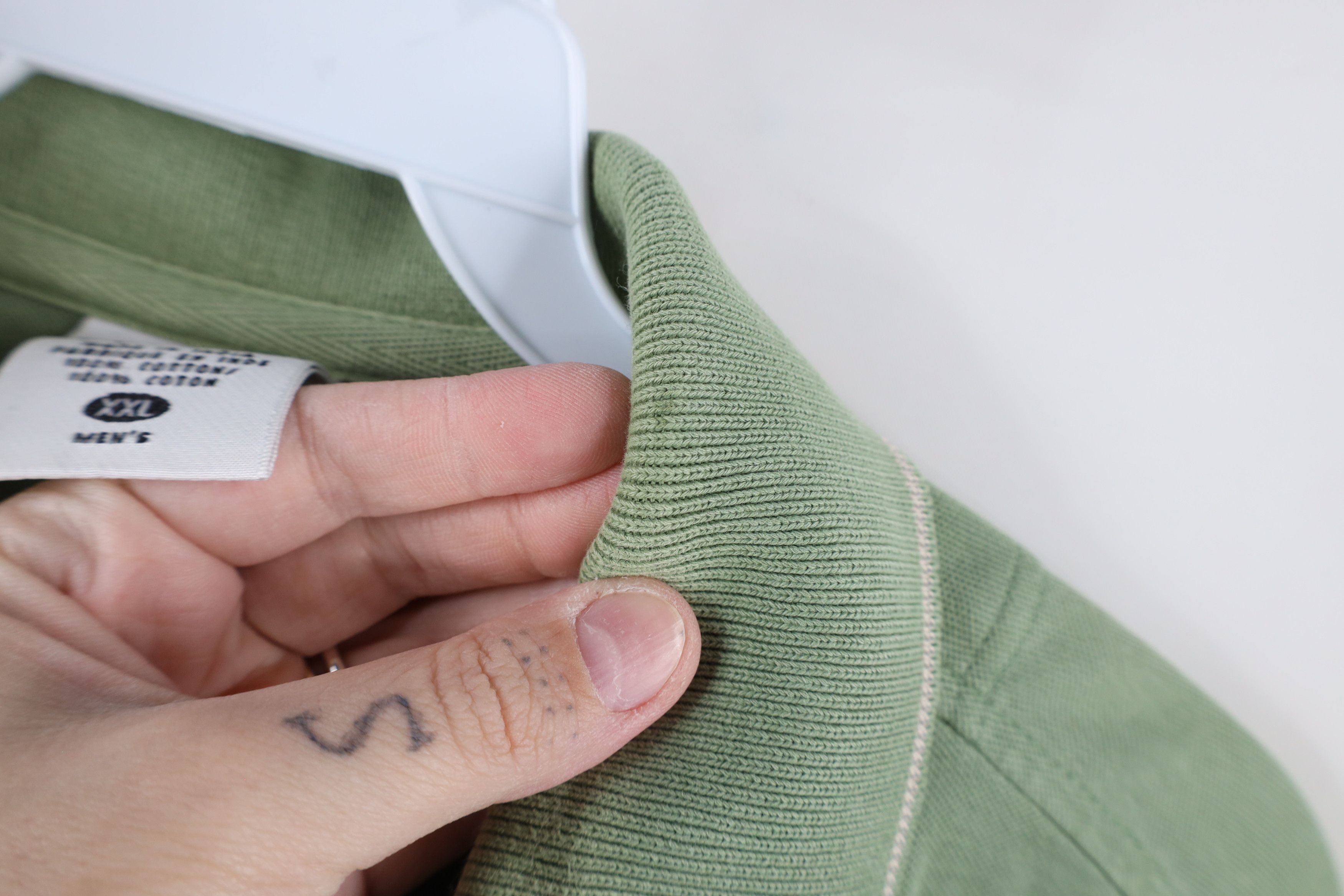 Columbia × Vintage Vintage 90s Columbia Out Pique Cotton Knit Polo Shirt Green Size US XXL / EU 58 / 5 - 6 Thumbnail