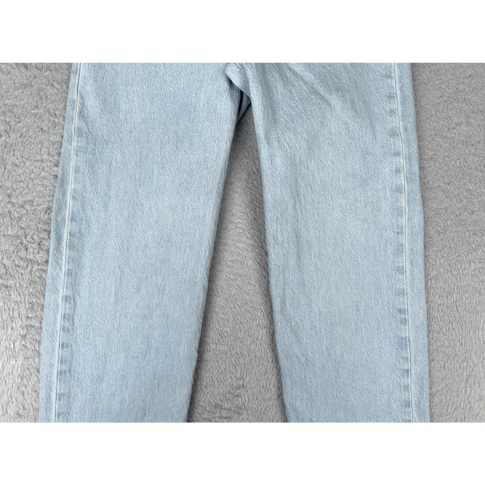 Levi's Levis Jeans Women 24x27 Blue Ribcage Straight Ankle Premium Big E High Rise Size 42" / US 20 - 3 Thumbnail