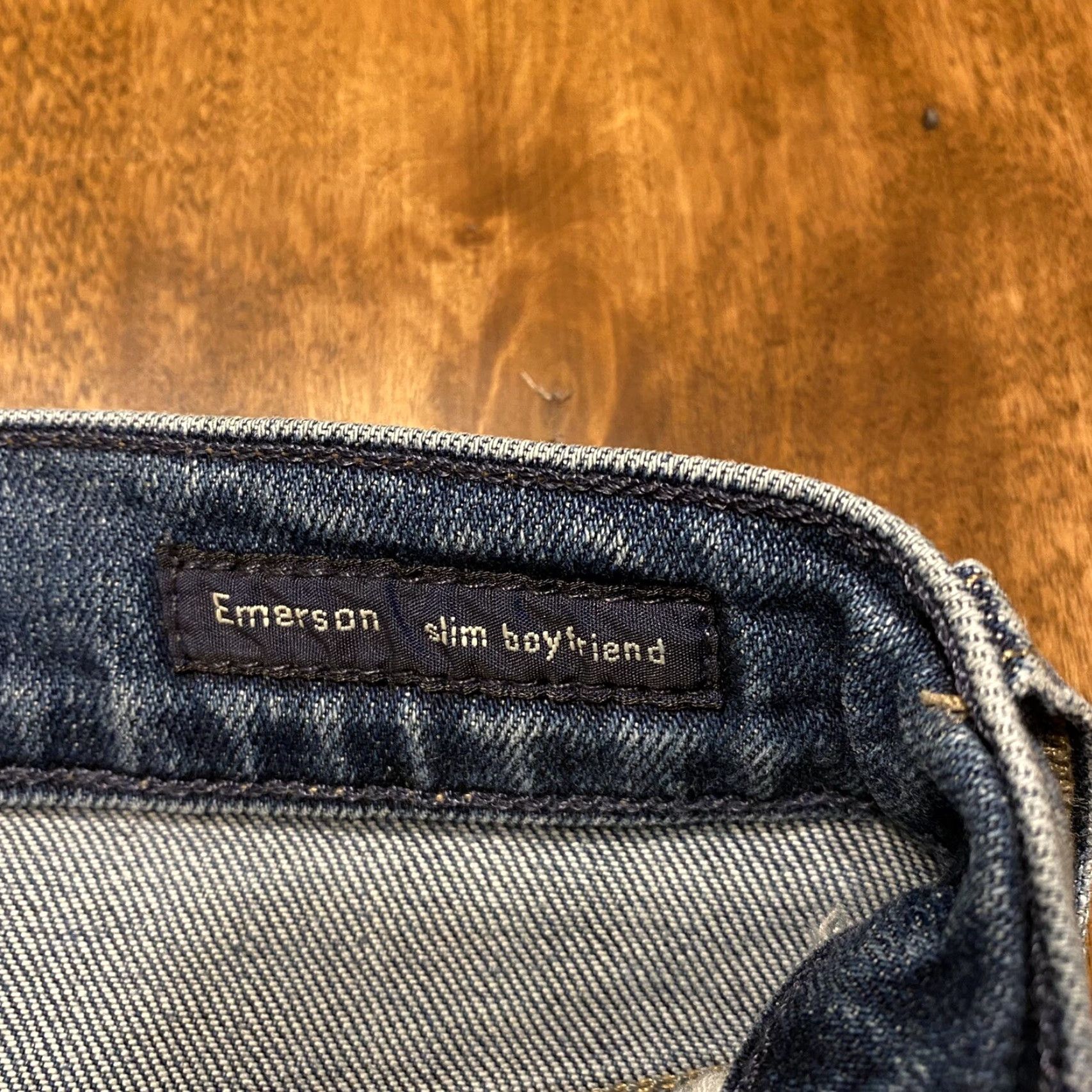 Citizens of Humanity Emerson Slim Boyfriend Womens 27 (31x27) Button Fly Jeans