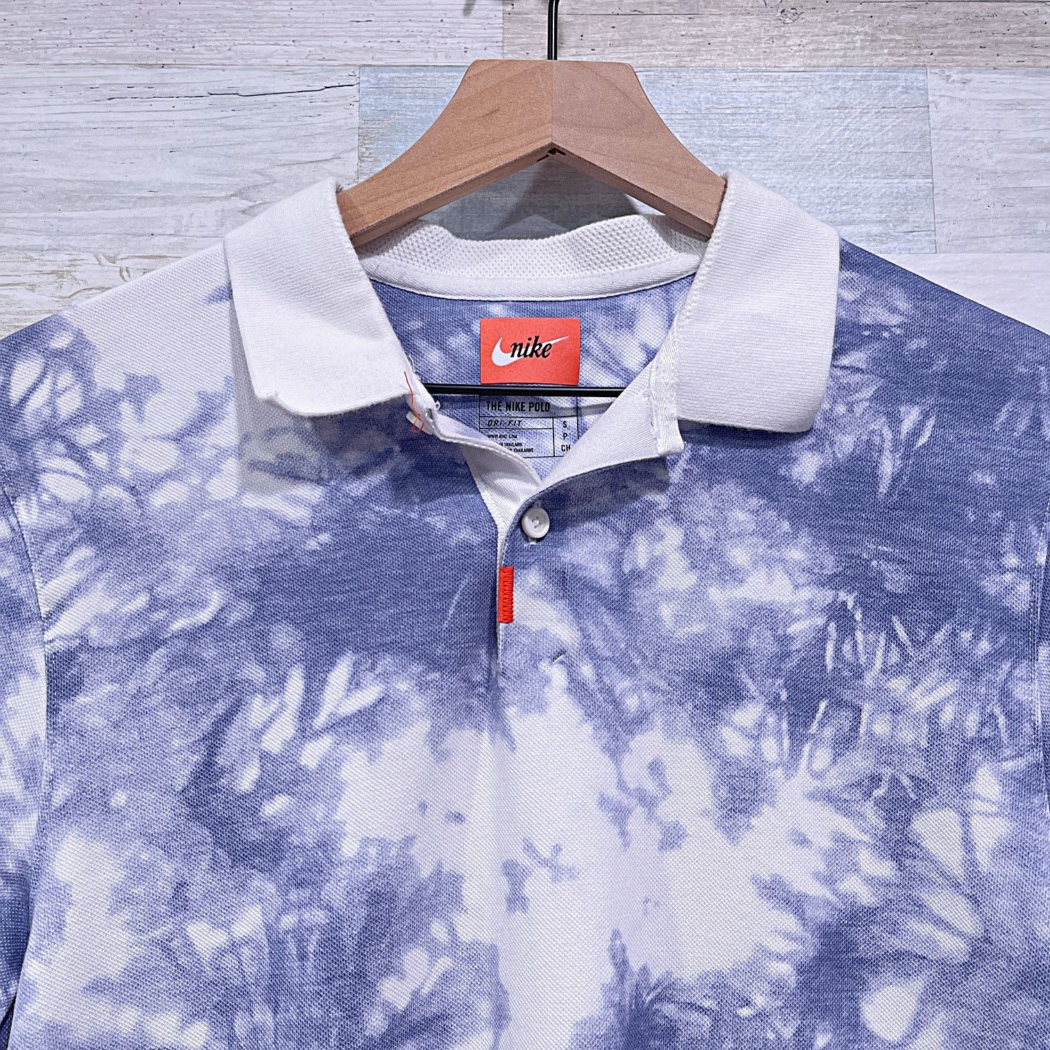 Nike Nike Golf Pique Knit Polo Shirt Blue Tie Dye Dri Fit Mens S Size US S / EU 44-46 / 1 - 2 Thumbnail