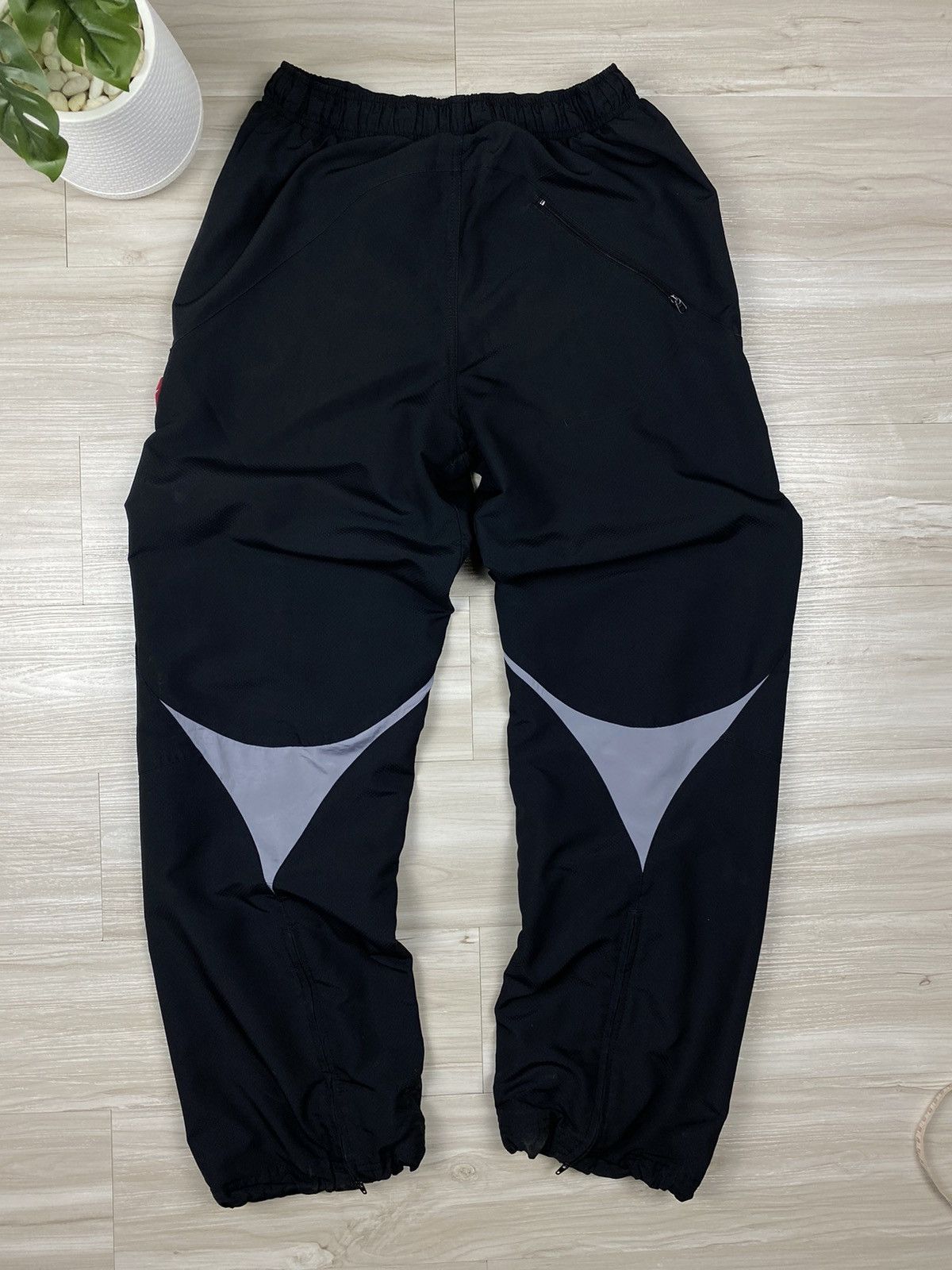 Nike × Vintage Nike Air swoosh Nylon Track Pants Drill Vintage Size US 32 / EU 48 - 10 Thumbnail