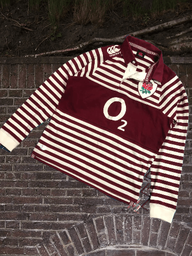 Canterbury of New Zealand England Rugby Long Sleeve Shirt by Canterbury - Maroon - O2 Size US S / EU 44-46 / 1 - 1 Thumbnail