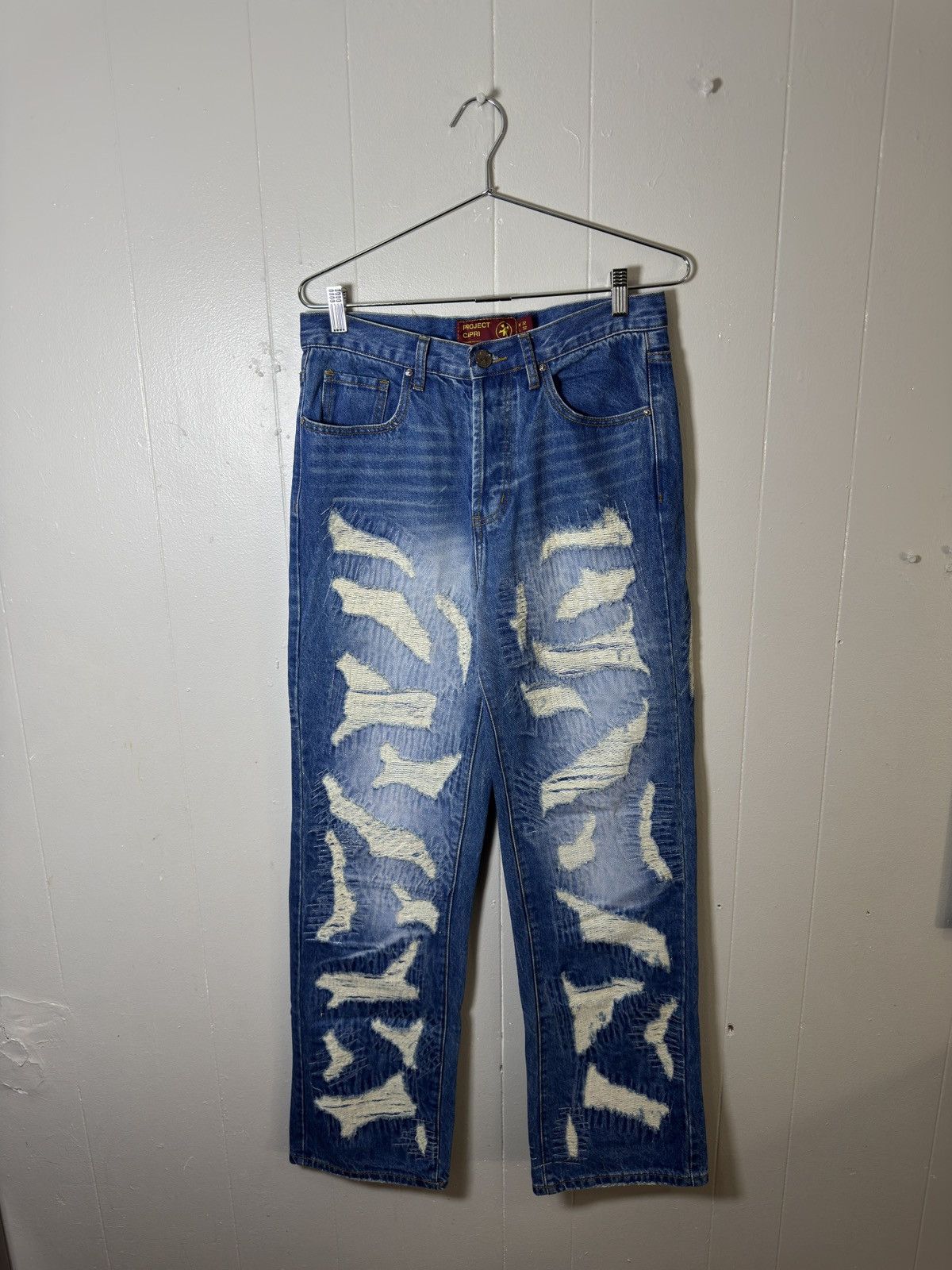 Other Project Capri Distressed Wide Leg Jeans Size US 32 / EU 48 - 1 Thumbnail