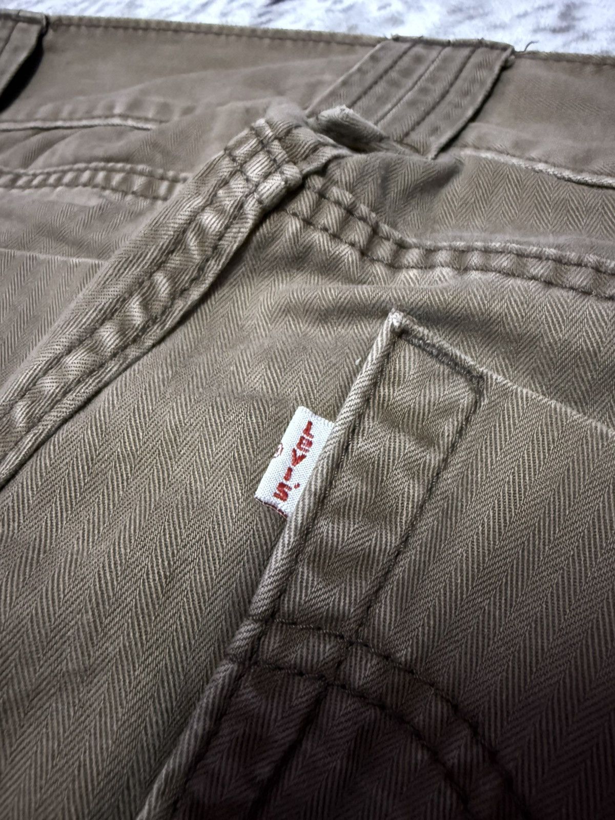Levi's Vintage Levis Tab Twills Bush Pocket Low Rise Flare Jeans Size 28" / US 6 / IT 42 - 13 Thumbnail