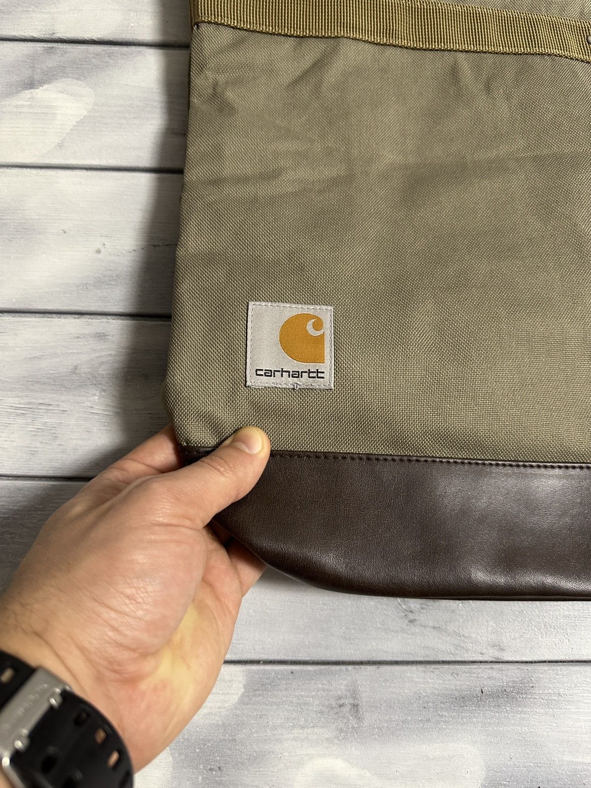 Carhartt Rare Vintage Bag Carhartt Patch Program Japan Style Size ONE SIZE - 2 Thumbnail