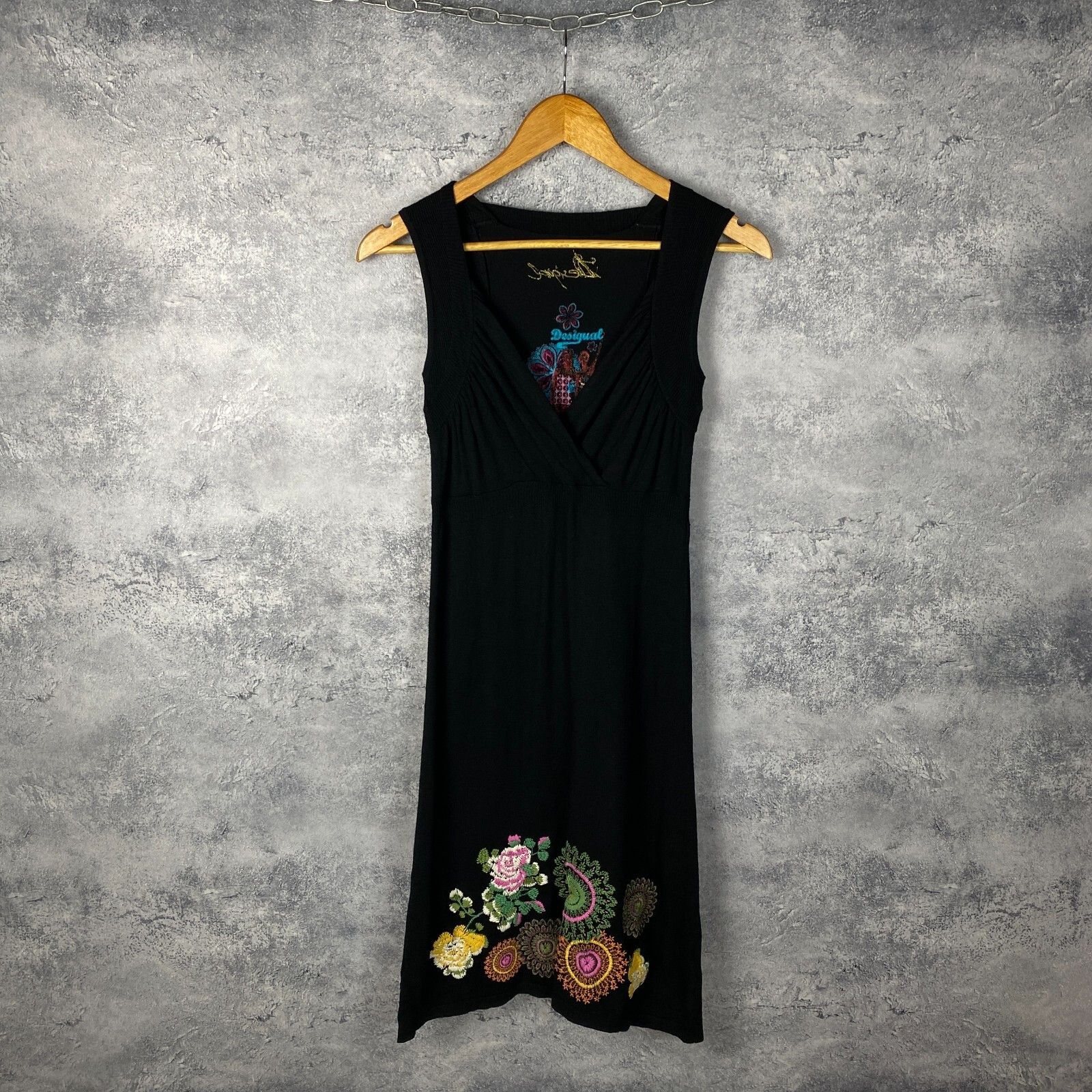 Desigual Desigual Dress Women's Size S Black L Sleeveless ` Size S / US 4 / IT 40 - 1 Thumbnail