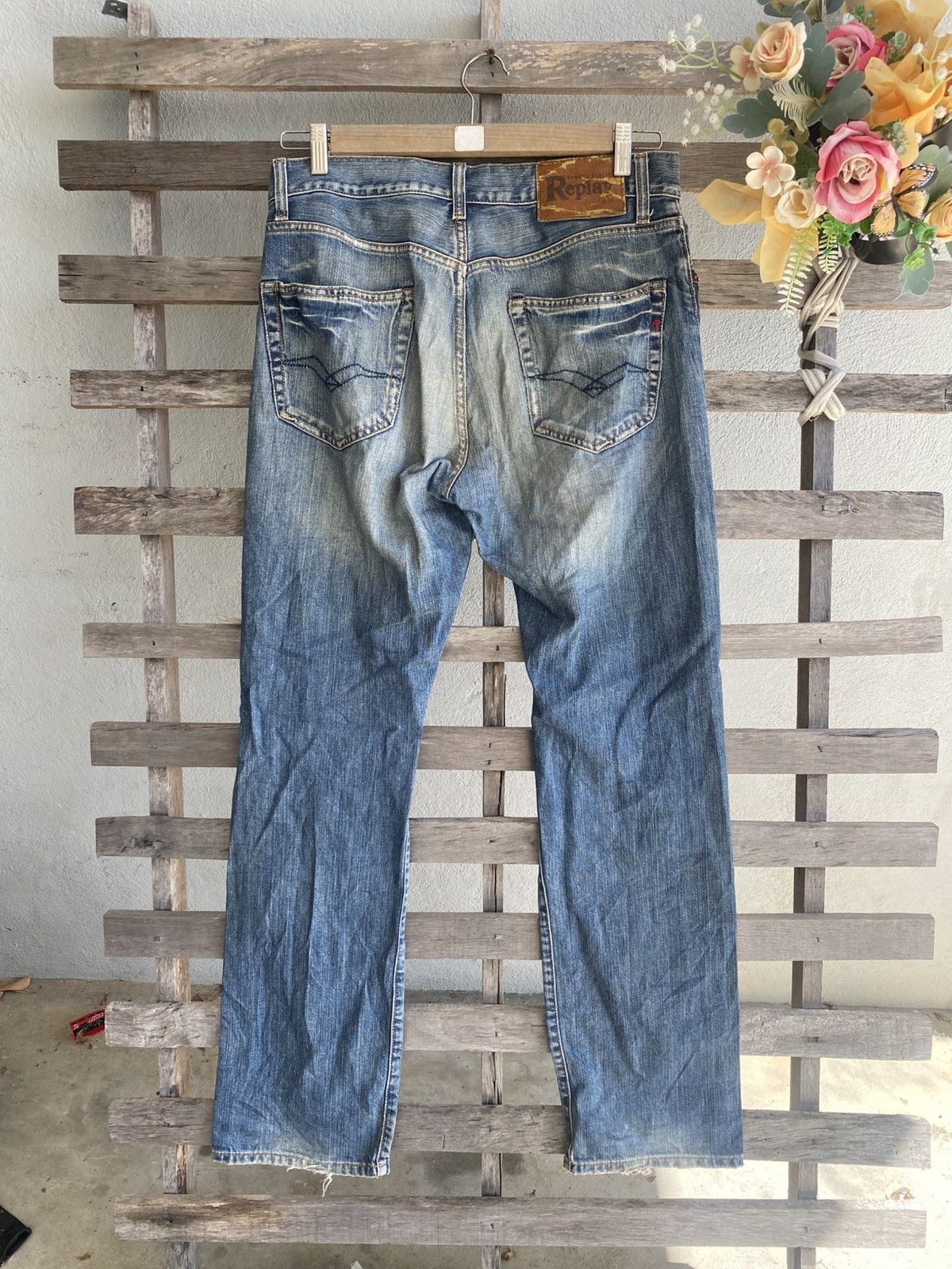 Replay Vintage Replay Denim Pants - Distressed and Fade Size US 32 / EU 48 - 6 Thumbnail