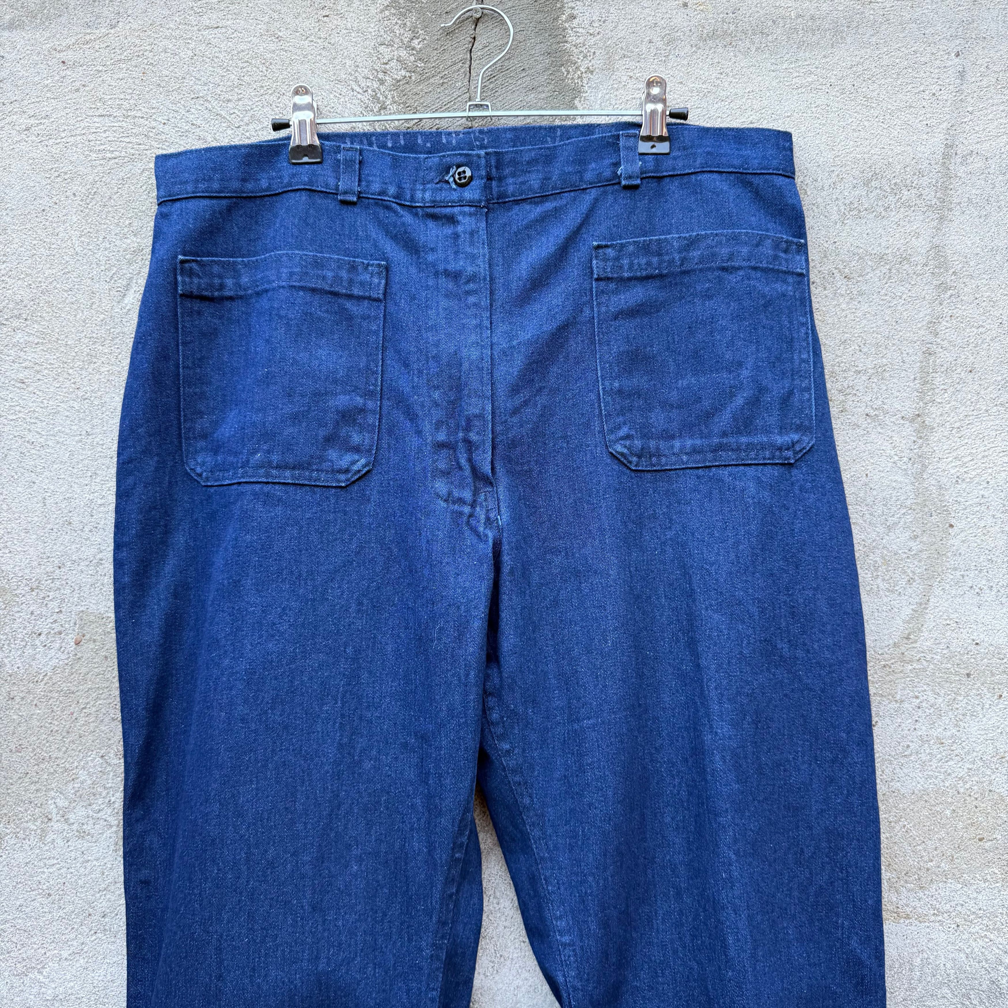 Other 90's US Military Women's Denim Dungaree Pants Size 36" / US 14 / IT 50 - 8 Thumbnail