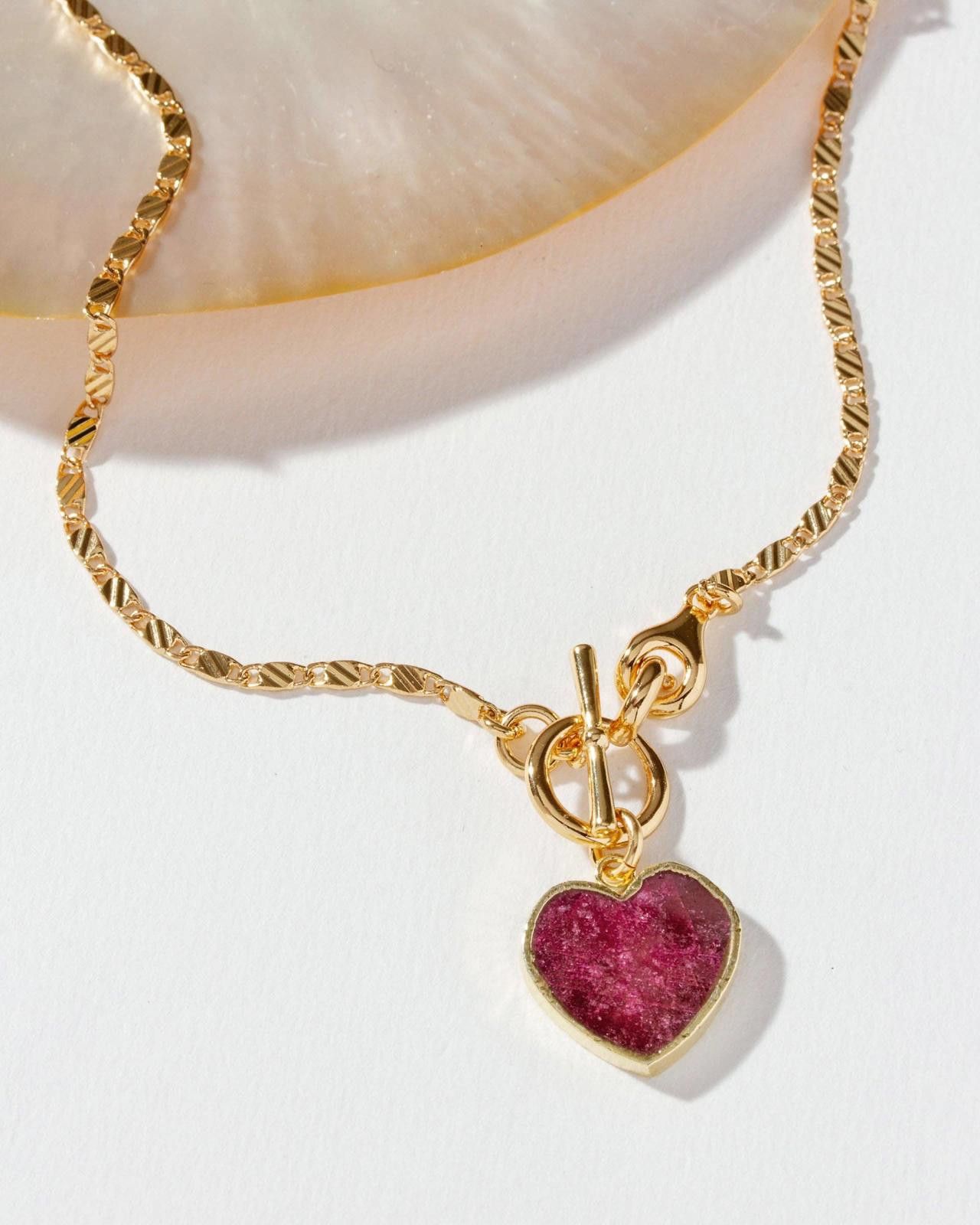 Other Luna Norte Self Love Toggle Necklace - Ruby Size ONE SIZE - 1 Thumbnail