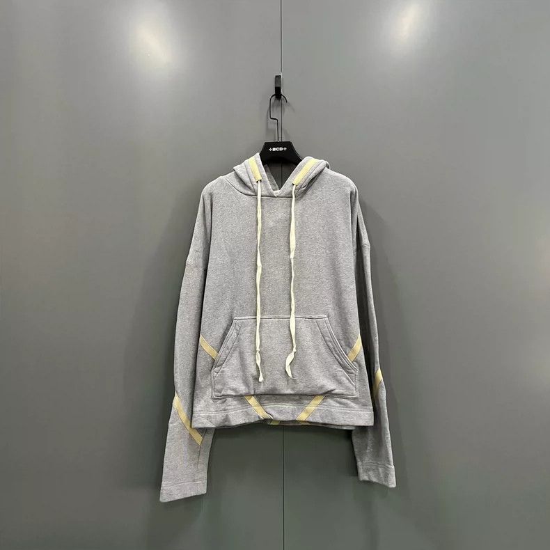 Greg Lauren greg laurenGrey patchwork hoodie 2506-Nextarrow Size US M / EU 48-50 / 2 - 1 Thumbnail