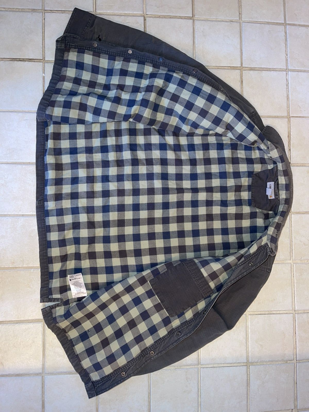 Carhartt Vintage ripstop Carhartt Chore Button up jacket Grey Size US M / EU 48-50 / 2 - 3 Thumbnail