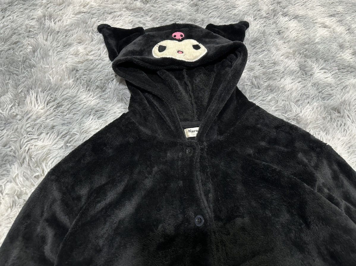 Japanese Brand 🔥Sick Y2K Kuromi Devil Ear Hood Velvet Coat Long Cardigan Size US L / EU 52-54 / 3 - 3 Thumbnail