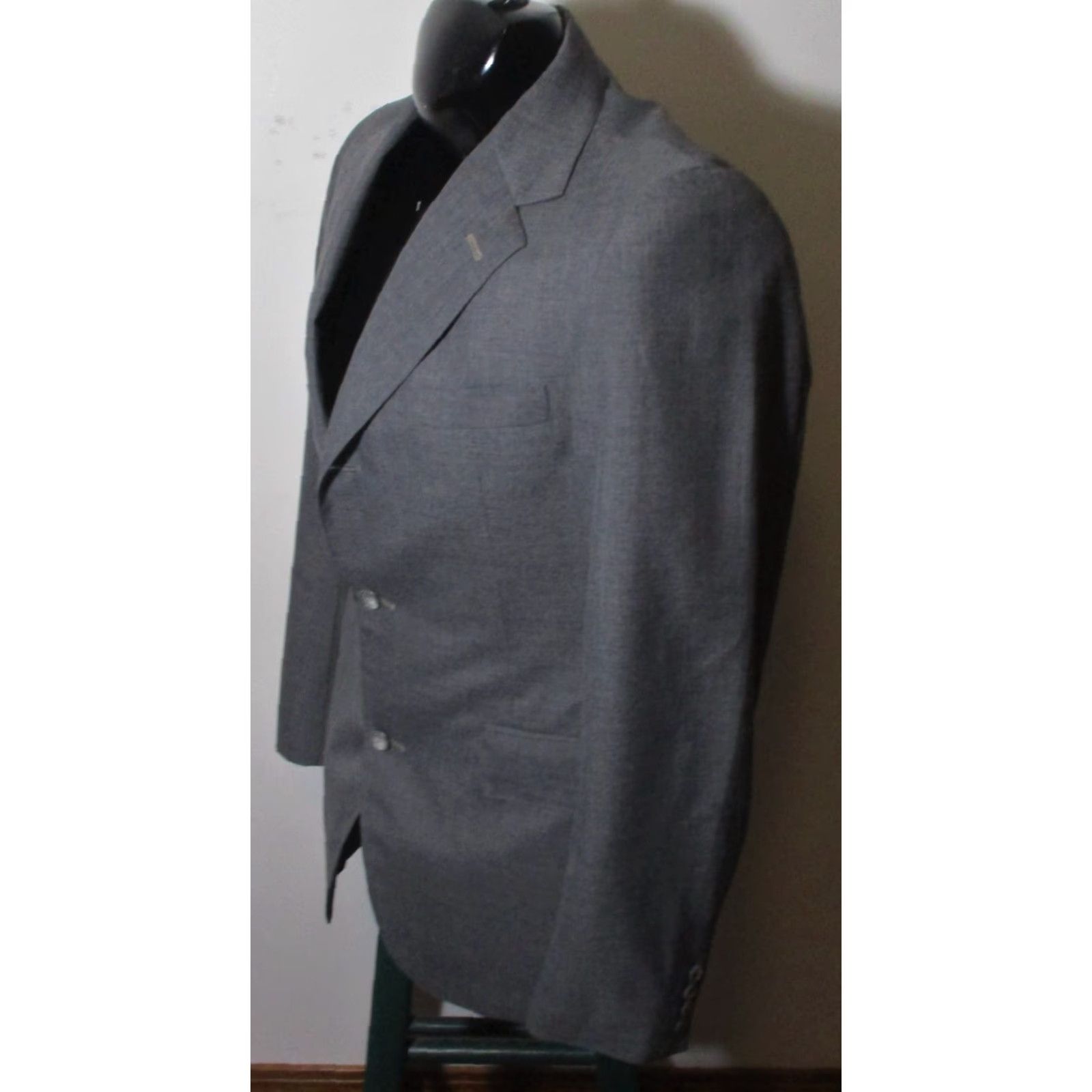 Brooks Brothers BROOKS BROTHERS Vintage Gray "Brooksgate" Blazer Suit Jacket 38L Blazer Mens Wool Size 38R - 4 Thumbnail