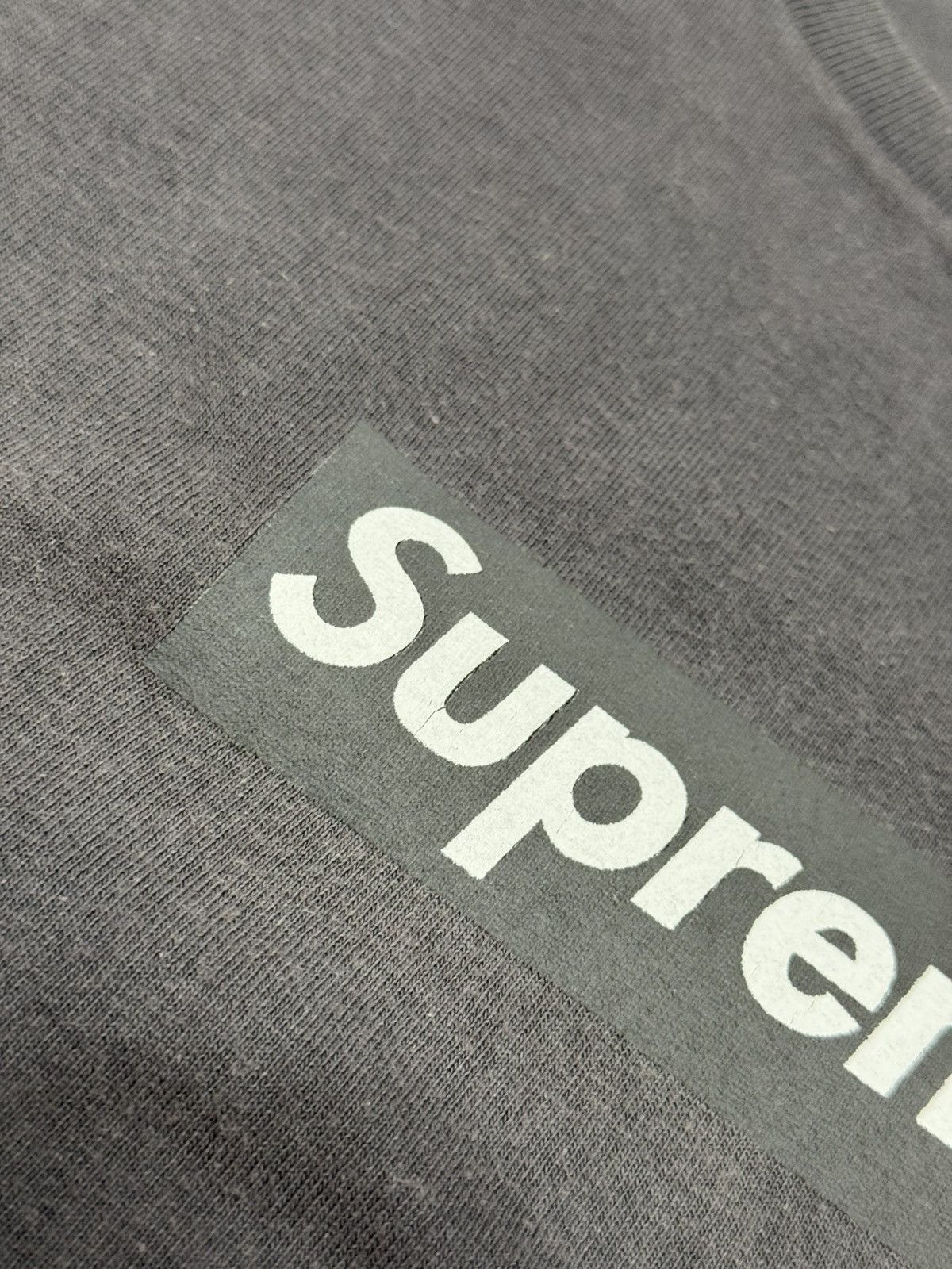 Supreme Supreme 1998 Dark Grey Tonal Box Logo Tee Size US XL / EU 56 / 4 - 3 Thumbnail