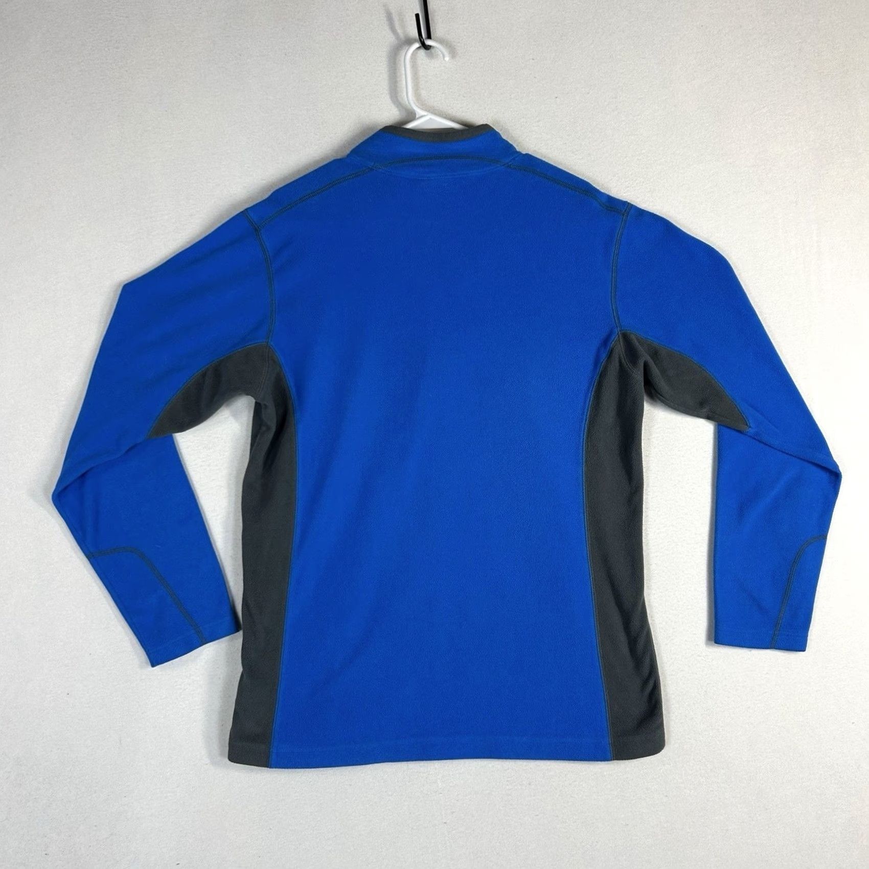 Vintage Columbia Sweatshirt 1/4 Zip Fleece Pullover Men M Long Sleeve Hiking Top Blue Size US M / EU 48-50 / 2 - 6 Thumbnail