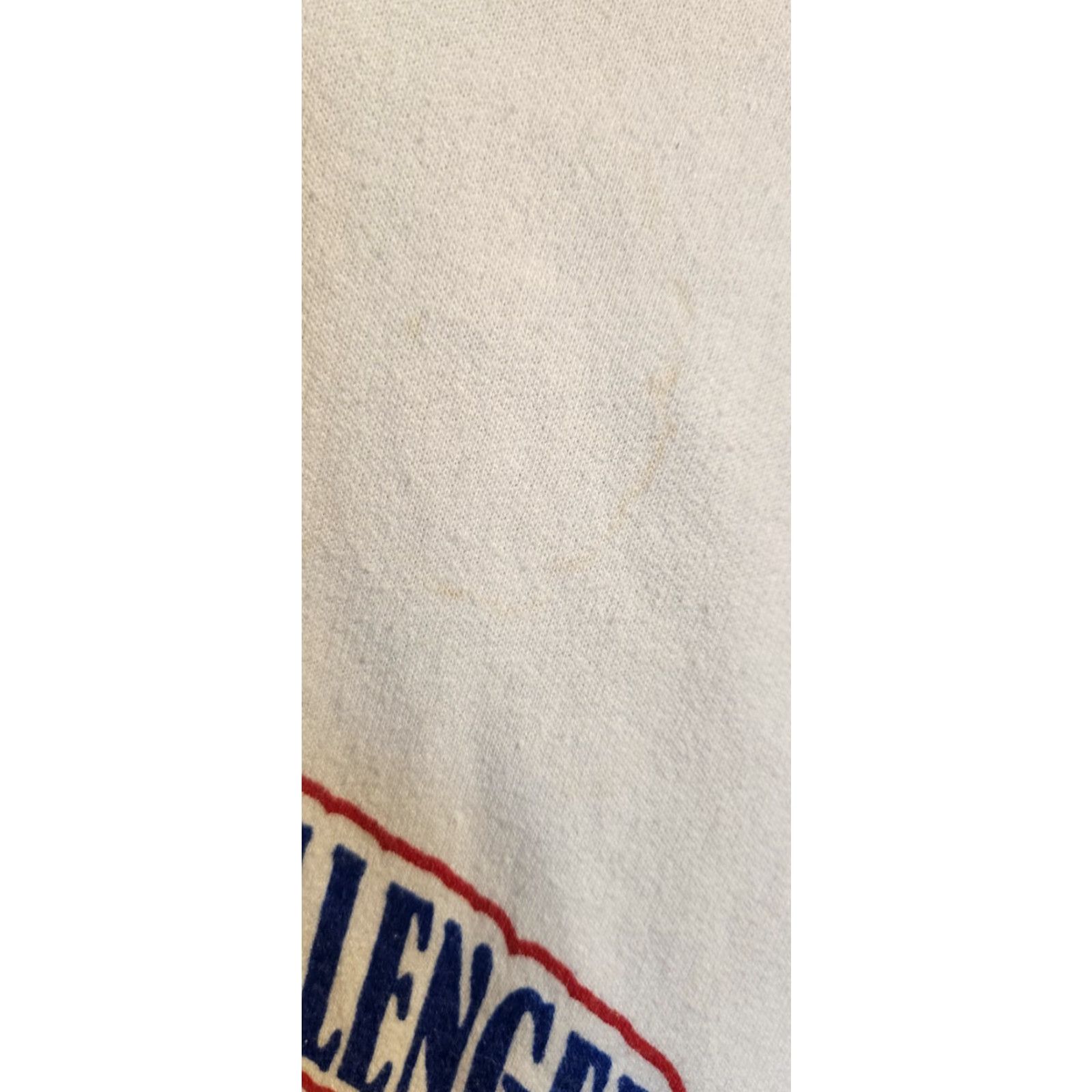 Jerzees VINTAGE Jerzees Sweatshirt Men’s XL Our Freedom Has Been Challenged 9/11 USA Eagle White Size US XL / EU 56 / 4 - 6 Thumbnail