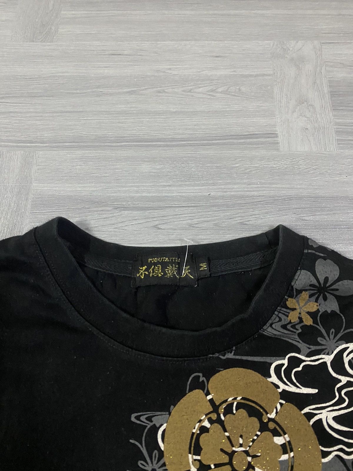Japanese Brand Fugutaiten Embroidery Tiger Vs Eagles Symbol of Yakuza Gang Size US M / EU 48-50 / 2 - 16 Thumbnail