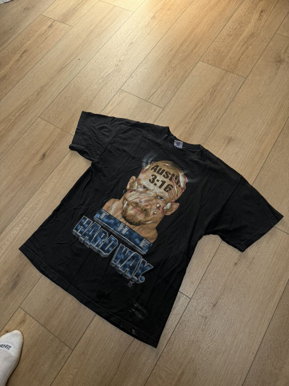 WWF WWF Stone Cold Steve Austin The Hard Way Black tee Size XL Size US L / EU 52-54 / 3 - 1 Thumbnail